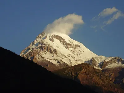 Загадочные пейзажи Горы Казбек на фото