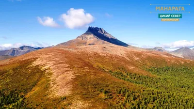 Рисунок Горы Манарага, созданный на компьютере