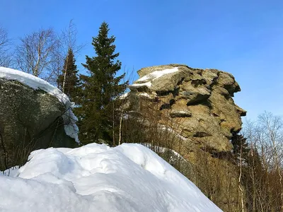 Бесплатные обои с изображением горы Волчиха