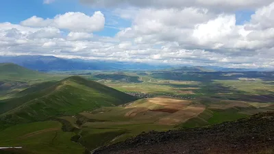 Фото гор восхитительного заката