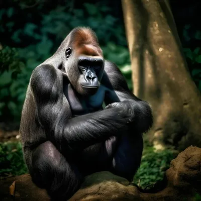 Под прицелом объектива: уникальные снимки горилл с яйцами