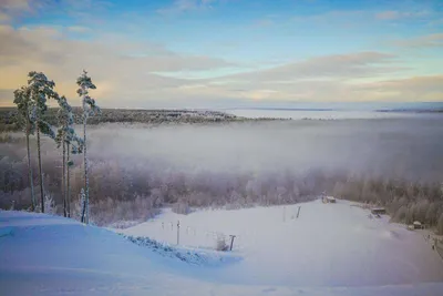 Очарование красоты Горнолыжного курорта Красное озеро на фотографиях