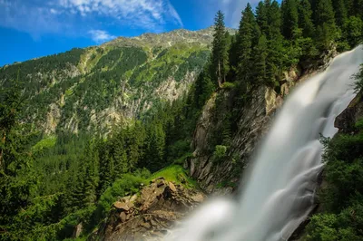 Бесплатные 4K фото горного водопада для загрузки