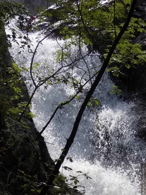 Фото горного водопада