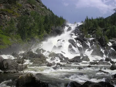 Фото горного водопада на mac: впечатляющие арт-рисунки