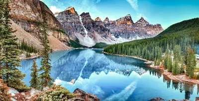 Full HD изображения канадских гор в хорошем качестве