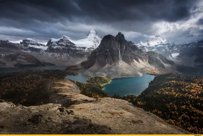 Full HD картинка гор Канады для вашего рабочего стола