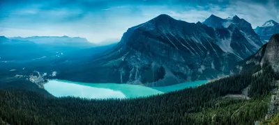4K изображения канадских гор в формате gif.