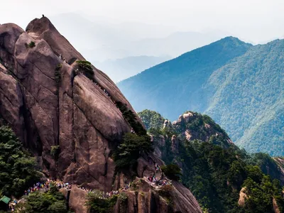 Потрясающие фотографии Гор Хуаншань: PNG формат для скачивания