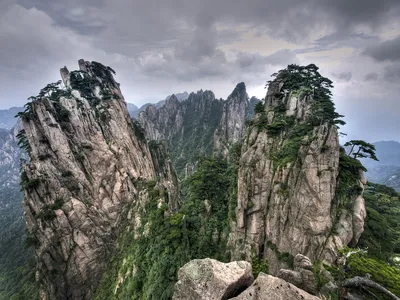 Исследуйте Горы Хуаншань: загрузите красивые фотографии (JPG)