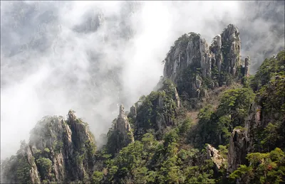 Восхититесь Горами Хуаншань: бесплатные фотографии в HD