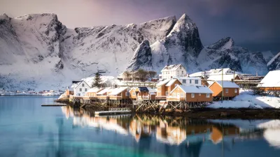 Подарите себе удивительные обои с горами Норвегии