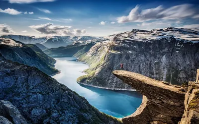 Горные панорамы Норвегии: захватывающие виды на фото