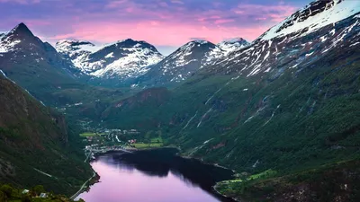 Фото гор норвегии