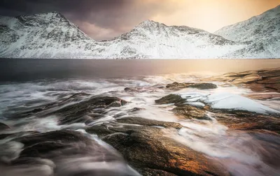 Фотография гор норвегии