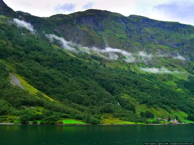 Фотография альпийских гор Норвегии в 4K разрешении