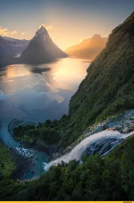Увлекательные пейзажи гор новой зеландии в формате JPG