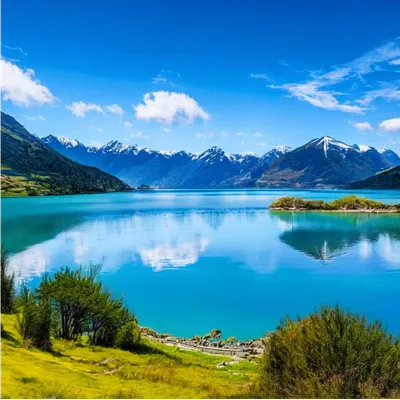 Восхитительные пейзажи горных вершин Новой Зеландии на фото