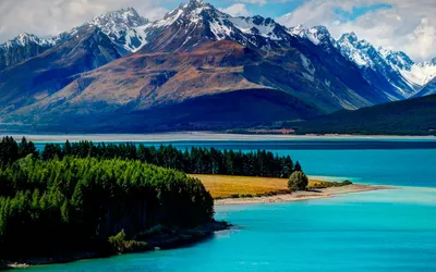 Фото гор Новой Зеландии в высоком разрешении (4K)