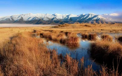 Атмосферные фото гор Новой Зеландии на 2024 год