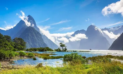 Захватывающие обои на телефон с изображением гор Новой Зеландии