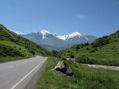 Величественные пейзажи горной страны Северной Осетии