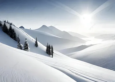 Волшебство зимних пейзажей в горах [Фото]