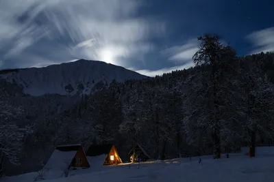 Фотк с прекрасными зимними горами