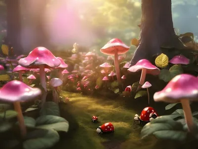 Волшебные формы и цвета: красоты грибной поляны в объективе