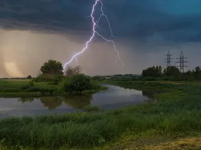 Танец природы: Фотографии дождя и грозы