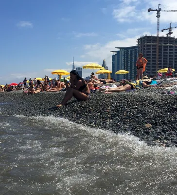 Рисунок с морским пейзажем Батуми в HD качестве