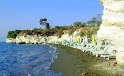 Фото Губернаторского пляжа на Кипре в формате 4K