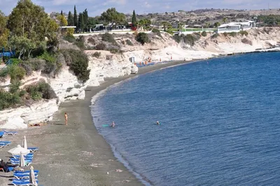 4K фото Губернаторского пляжа на Кипре