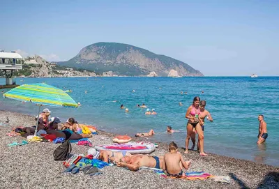 Фотографии Гурзуфского пляжа: удивительные снимки