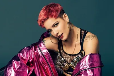 Halsey: красочное фото в формате jpg