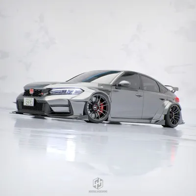 Фото Honda Civic 2023 в городском стиле