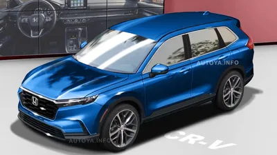 Посмотрите на новую Honda CR-V 2023