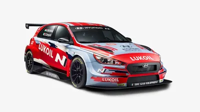 Hyundai i30 N Fastback 2023: фото в синем цвете