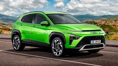 Фото Hyundai KONA 2023 для использования в рекламе