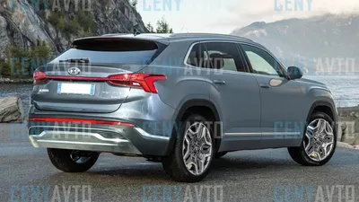 Фото Hyundai Santa Fe 2023 на природе