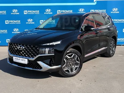 Фото Hyundai Santa Fe 2023 в закатном свете