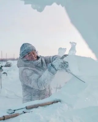 Ледяной вихрь: Фотогалерея зимнего Якутска