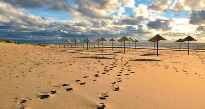 Фото Янтарного пляжа: впечатляющие пейзажи