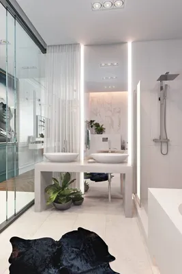 Молочные оттенки в ванной комнате: фото идеи для современного интерьера.