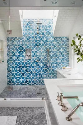 Фотографии ванной комнаты с эргономичным декором