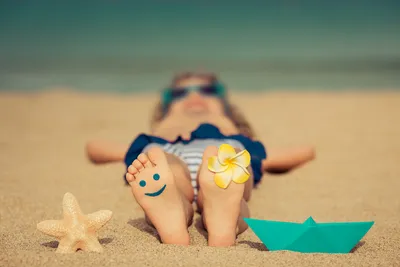 Идеи на пляже с ребенком  фото