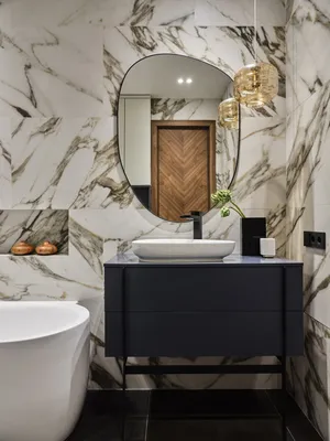 Ванная комната с деревянными элементами: фото идеи для оформления