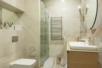 HD фото ванной комнаты с душевой кабиной