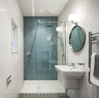 Фото идеи укладки плитки в ванной: создание эффектных паттернов и узоров