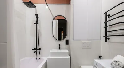 Арт-фото с укладками плитки в ванной комнате
